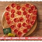 Papa John's Heart-Shaped Pizza